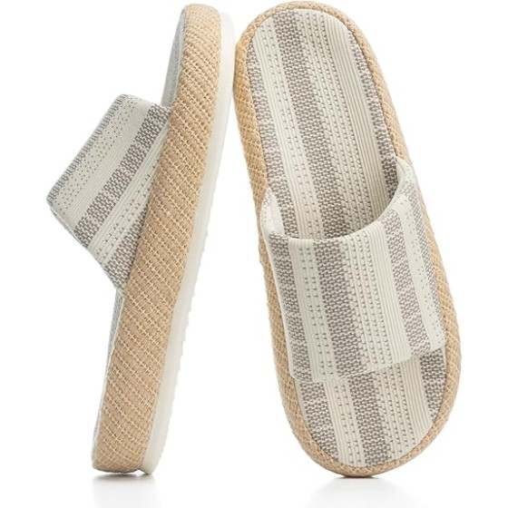Womens Slippers Memory Foam Slippers for Women Open Toe Comfy House Slipper